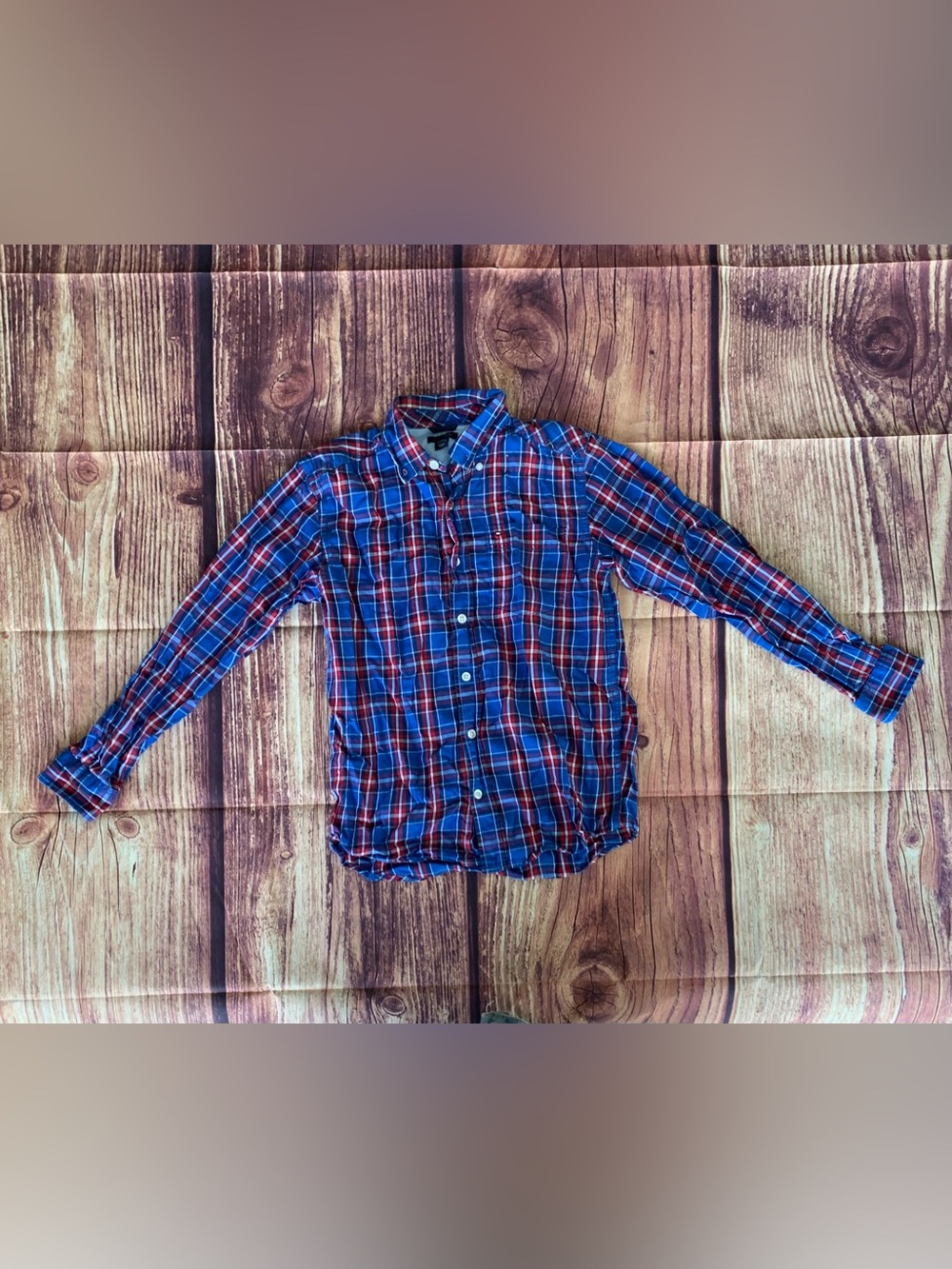 Tommy Hilfiger Boy's Long Sleeve Collared Multicolor Checks Casual Shirt M 12/14
